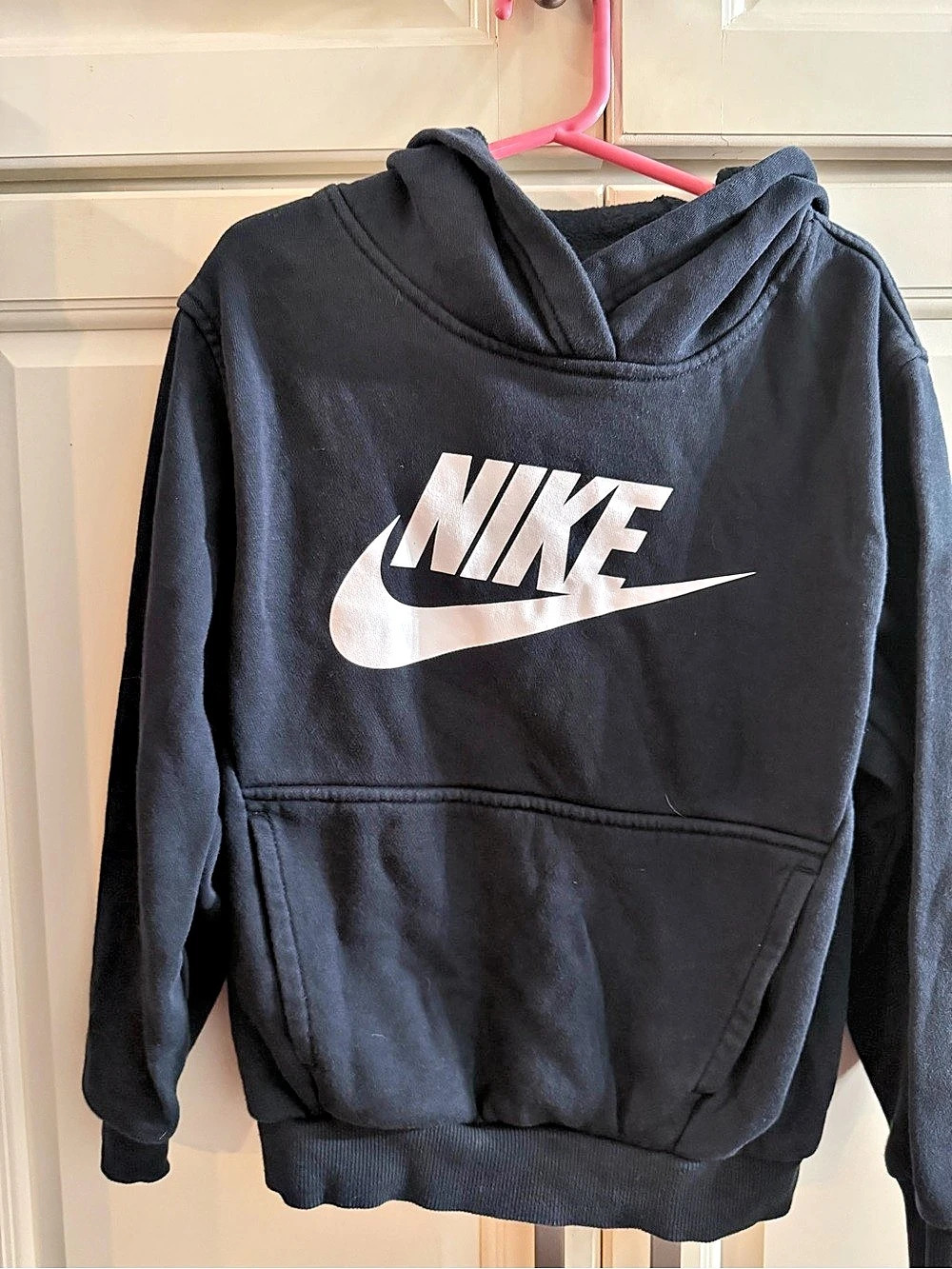 Nike Sportswear Club Fleece Pullover Hoodie Youth Black Small